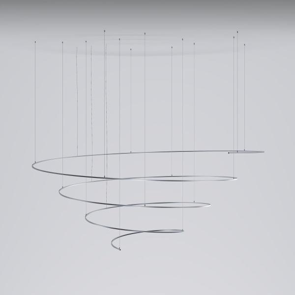 Spiralform LED Leuchte